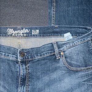 Wrangler Retro Slim Boot 40x32 Men's Denim Jeans